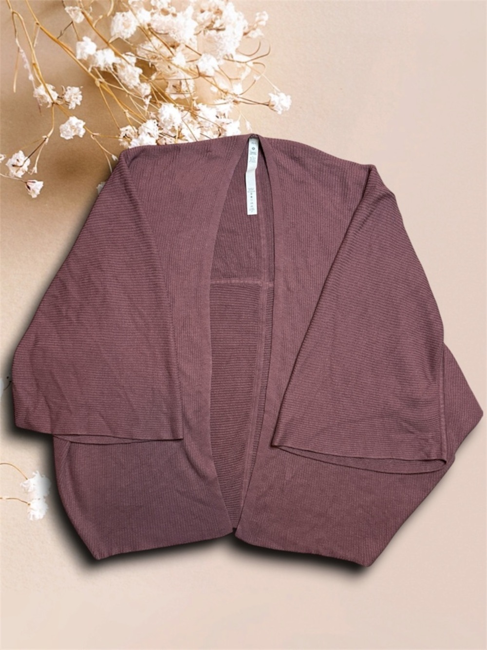 Lululemon Cashlu Knit Textured Open-Front Cardigan Oversized XS/S